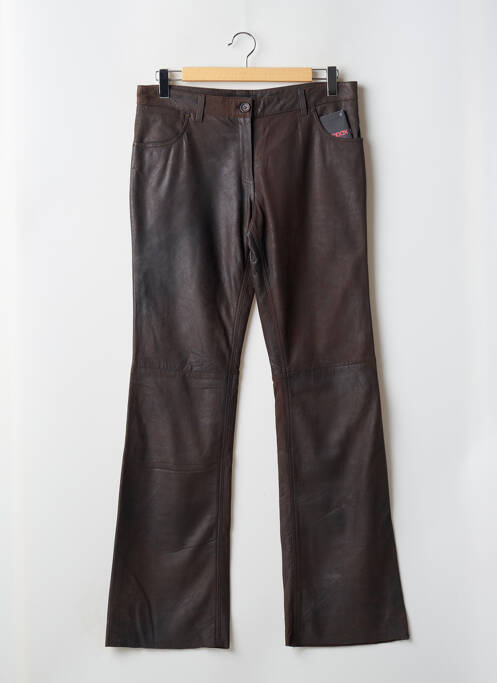 Pantalon droit marron MADDOX pour femme
