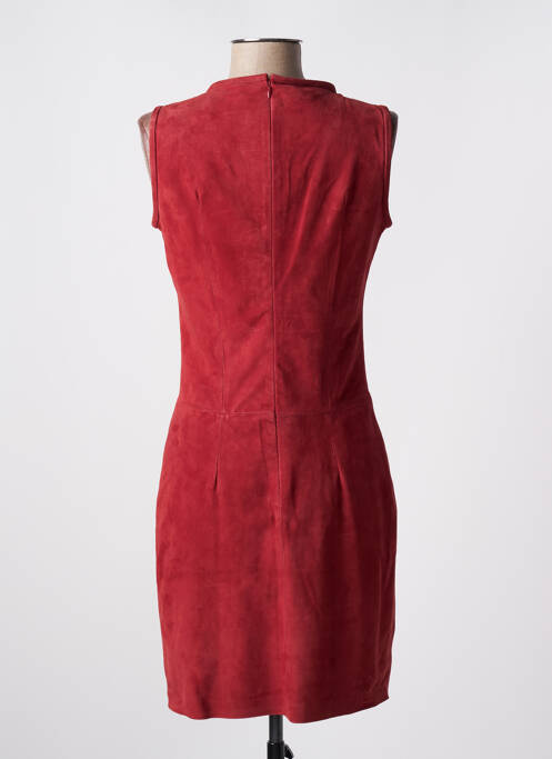Robe mi-longue rouge LA CANADIENNE pour femme