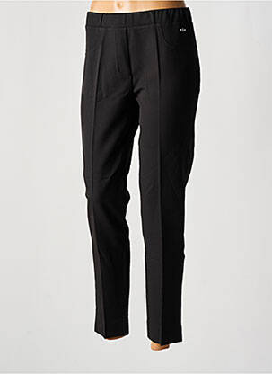 Pantalon slim taille élastique taille normale noir TELMAIL femme