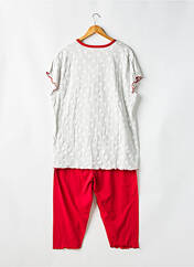 Pyjama rouge ROSE POMME pour femme seconde vue