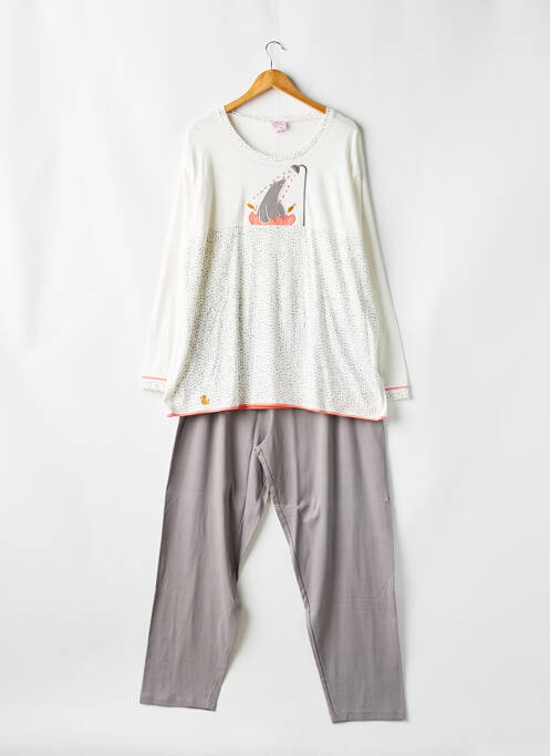 Pyjama gris ROSE POMME pour femme