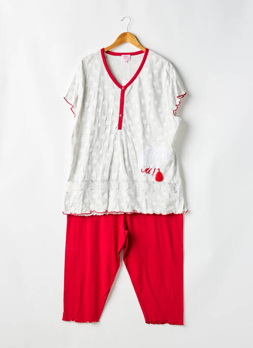 Pyjama rouge ROSE POMME pour femme