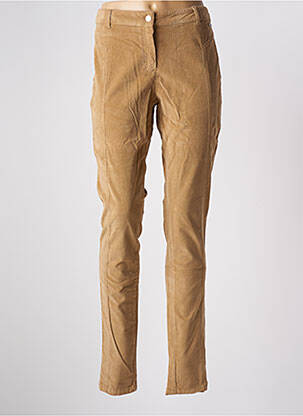 Pantalon slim taille normale taille normale beige MAE MAHE femme