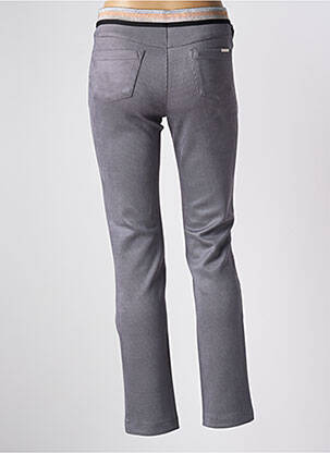 Pantalon slim taille élastique taille normale gris WALTRON femme