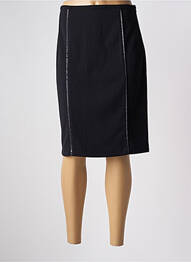 Jupe mi-longue stretch noir TELMAIL femme