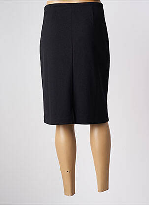 Jupe mi-longue stretch noir TELMAIL femme