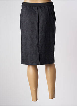 Jupe mi-longue stretch gris TELMAIL femme
