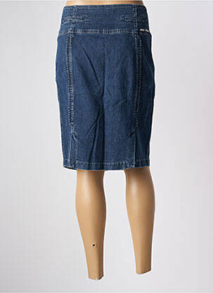 Jupe mi-longue taille normale bleu AQUAJEANS femme