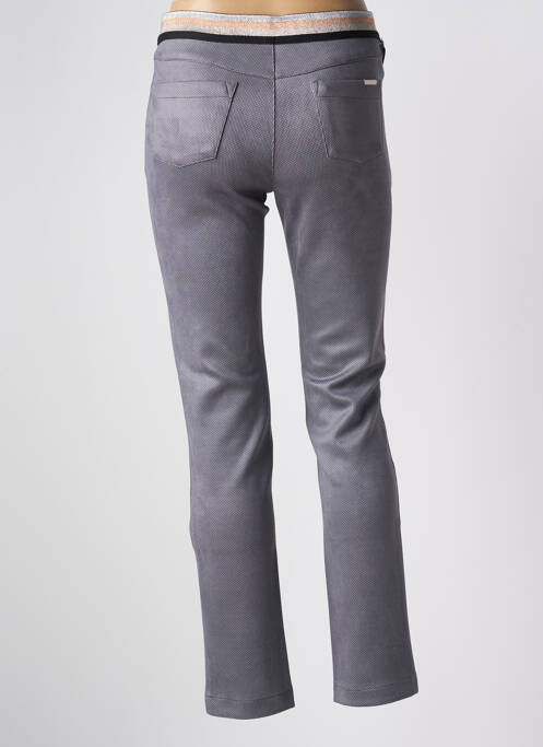 Pantalon slim taille élastique taille normale gris WALTRON femme