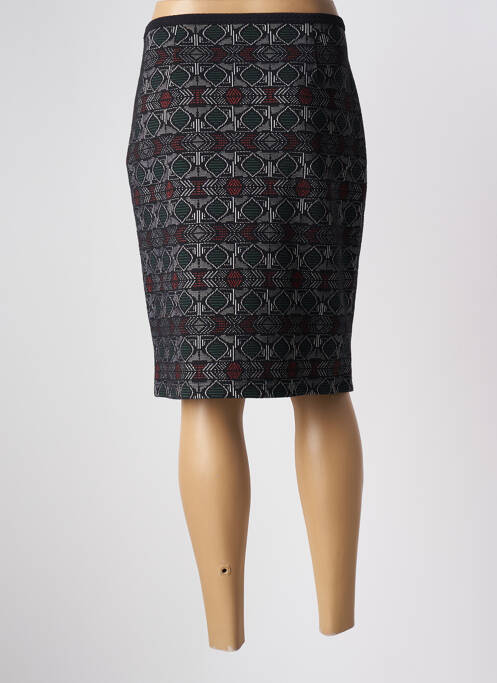 Jupe mi-longue noir TELMAIL pour femme