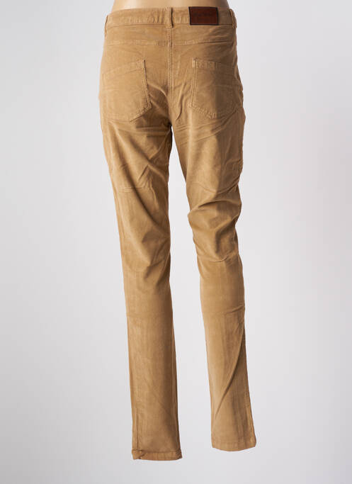 Pantalon slim beige MAE MAHE pour femme