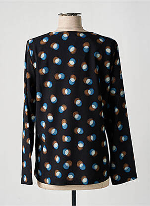 Blouse manches longues manches longues bleu MAE MAHE femme