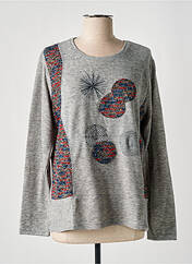 Pull gris TELMAIL pour femme seconde vue