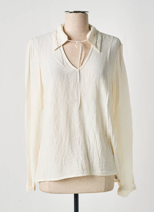 Blouse beige MAE MAHE pour femme