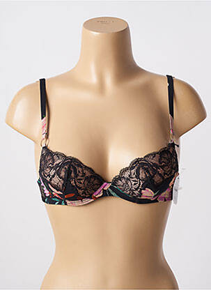 Soutien-gorge effet matière satinée haut soutien-gorge push-up noir AUBADE femme