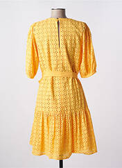 Robe mi-longue jaune LESLIE pour femme seconde vue