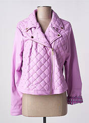 Veste simili cuir rose LOLA CASADEMUNT pour femme seconde vue