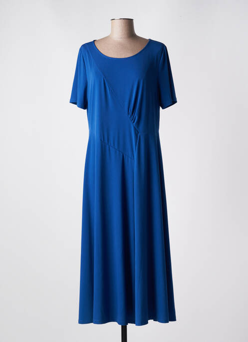 Robe longue bleu ELEONORA AMADEI pour femme