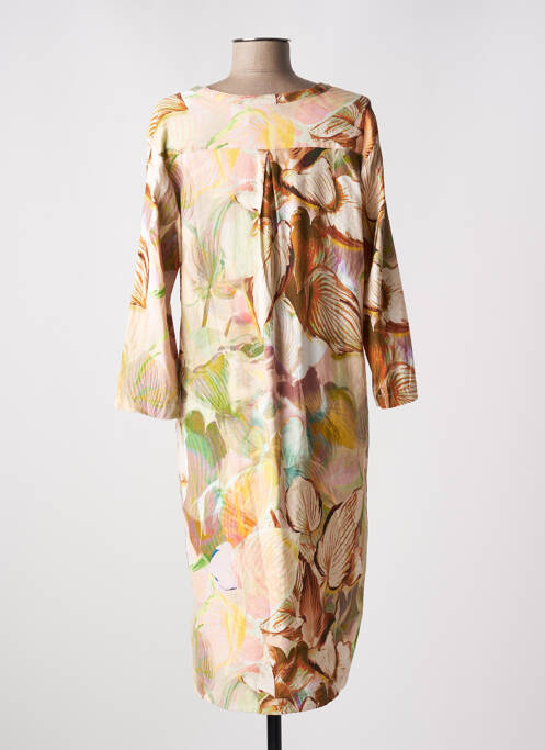 Robe mi-longue beige TONI pour femme