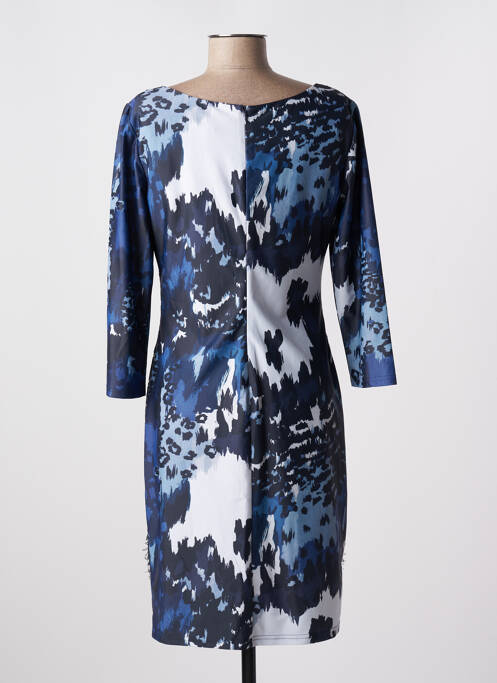 Robe mi-longue bleu LESLIE pour femme