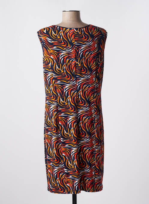 Robe mi-longue noir GEVANA pour femme