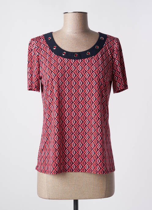 T-shirt rouge GEVANA pour femme