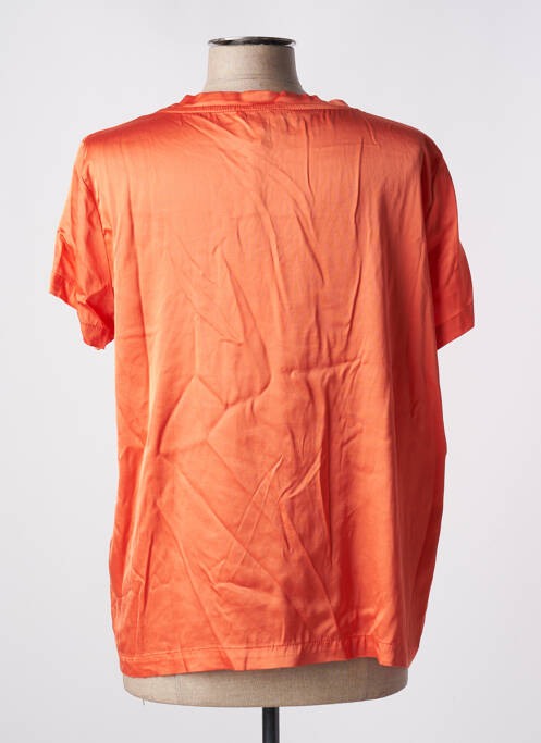 Blouse orange LEO & UGO pour femme