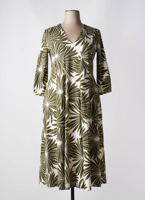 Robe longue vert MARIA BELLENTANI pour femme