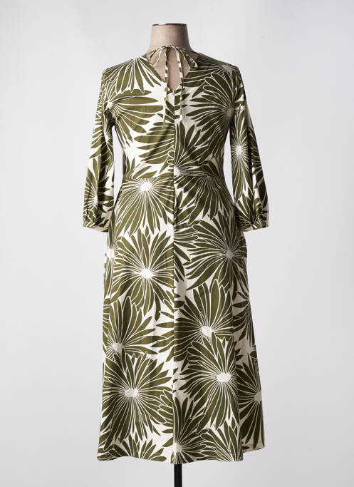 Robe longue vert MARIA BELLENTANI pour femme