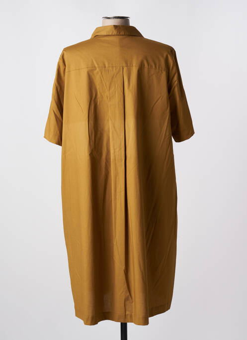 Robe mi-longue marron MARIA BELLENTANI pour femme