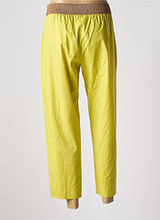 Pantalon 7/8 jaune MARIA BELLENTANI pour femme seconde vue