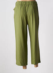 Pantalon 7/8 vert ELEONORA AMADEI pour femme seconde vue