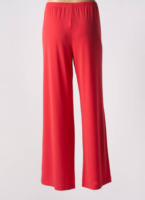 Pantalon large rouge ELEONORA AMADEI pour femme