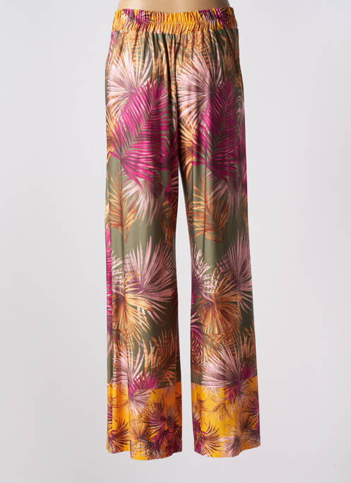 Pantalon large vert ELEONORA AMADEI pour femme