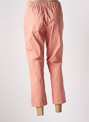 Pantalon 7/8 fermeture zippée sous rabat boutonné orange GEVANA femme