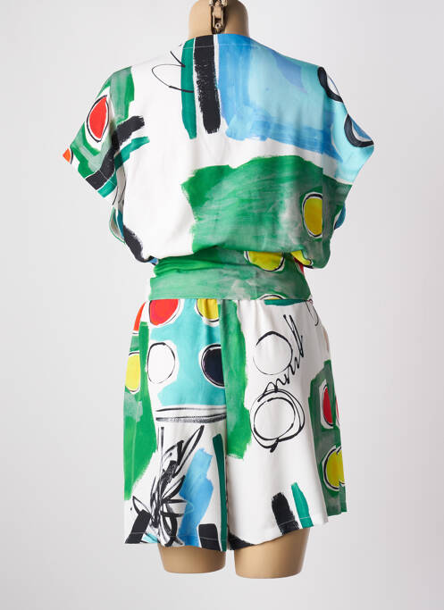 Combishort bleu INDIES pour femme