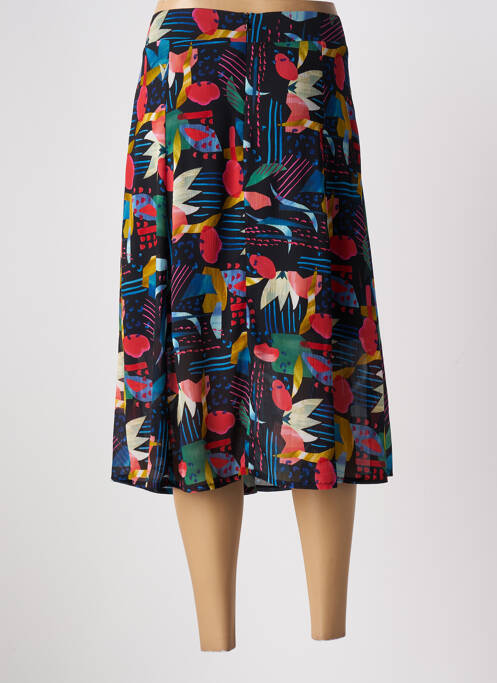 Jupe mi-longue noir PAUSE CAFE pour femme