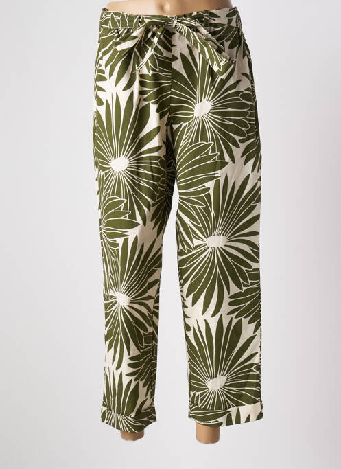 Pantalon 7/8 vert MARIA BELLENTANI pour femme