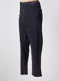 Pantalon slim stretch taille normale bleu JEAN GABRIEL femme