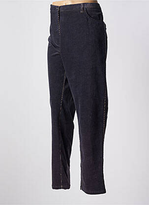 Pantalon slim stretch taille normale bleu JEAN GABRIEL femme