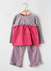 Ensemble pantalon violet NING NANG pour fille seconde vue