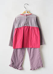 Ensemble pantalon violet NING NANG pour fille seconde vue