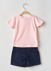 Ensemble short rose MON AMI pour fille seconde vue