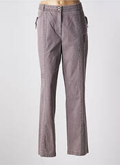 Pantalon droit violet PERSPECTIVES pour femme seconde vue