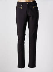 Pantalon slim noir WALTRON pour femme seconde vue