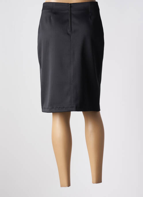 Jupe mi-longue noir TERRE DE SIENNE pour femme