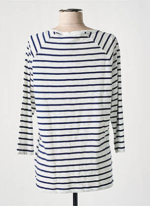 Top tissage jersey manches longues blanc OLSEN femme