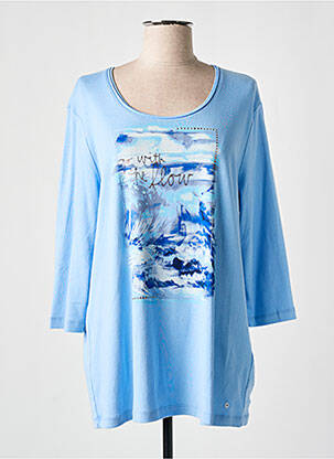 Top bleu OLSEN pour femme