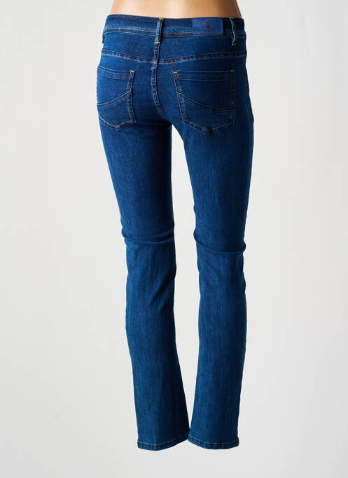 Jeans coupe slim bleu S.QUISE pour femme