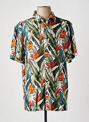Chemise manches courtes imprimé fantaisie vert LEE COOPER homme